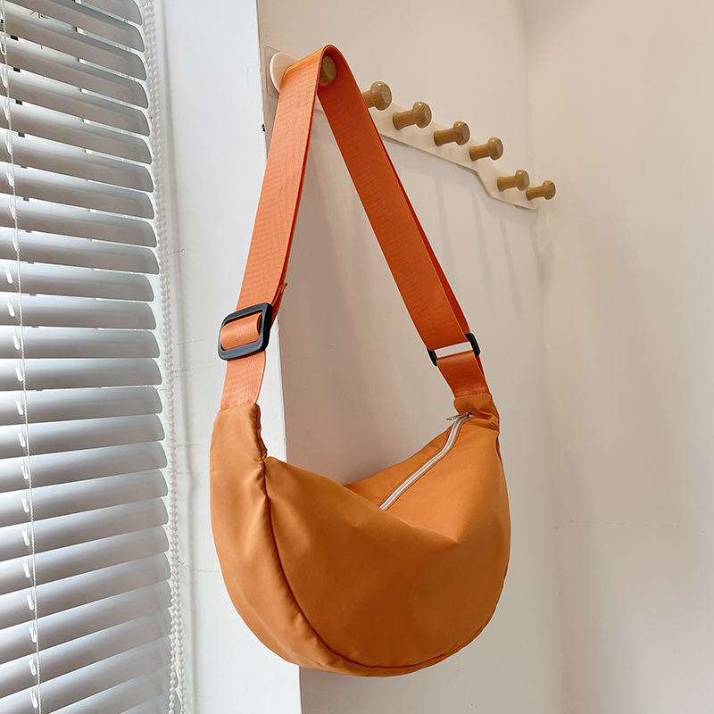 Orange -- Oxford dumpling bag